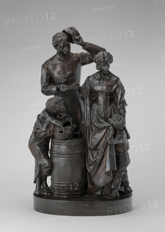 Taking the Oath and Drawing Rations, model 1865, cast 1866.