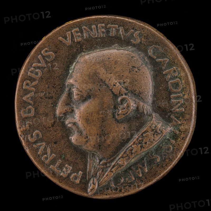 Pier Barbo, Cardinal of San Marco, afterwards Paul II 1455 [obverse], 1455.