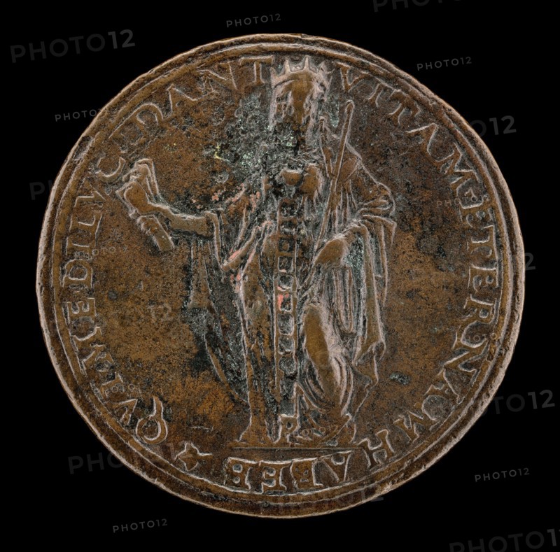 Philosophy with a Manuscript and Sceptre [reverse], 1493/1522.