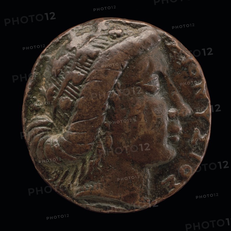 Garlanded Head of Bacchus, c. 1450. After the Antique.
