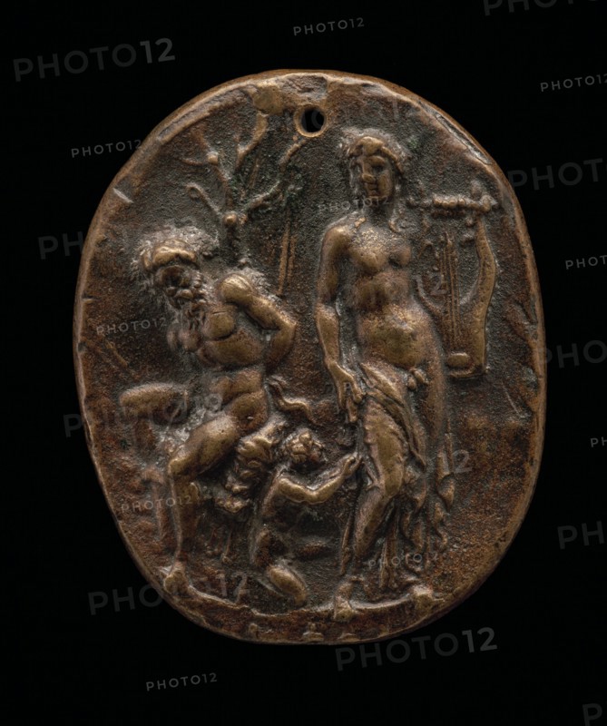 Apollo and Marsyas, mid 15th century. After the Antique.