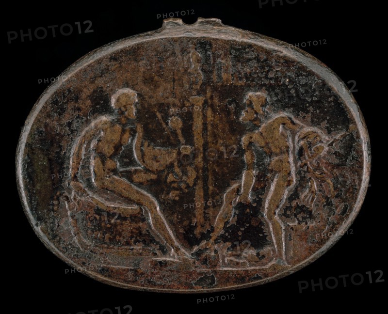 Diomedes, Ulysses and the Palladium, mid 15th century. After the Antique.
