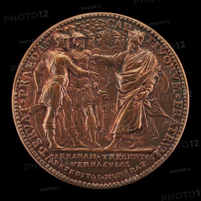 Abraham and His Captains Met by Melchizedek [reverse], 1582.