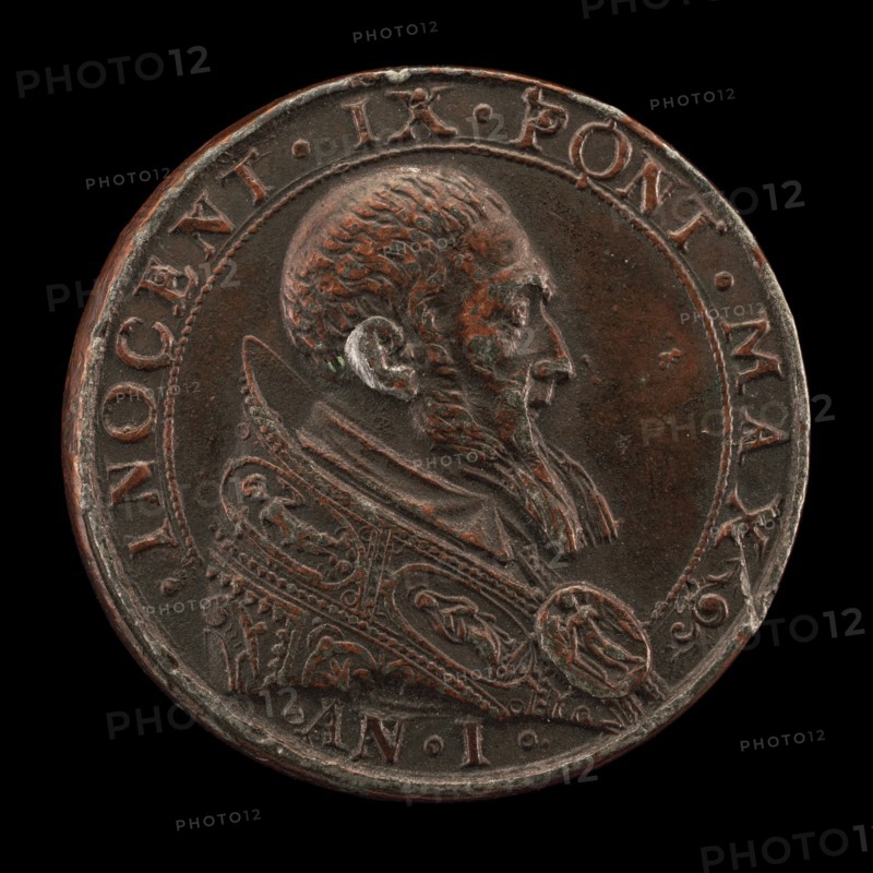 Innocent IX (Giovanni Antonio Facchinetti, 1519-1591), Pope 1591 [obverse], 1591.