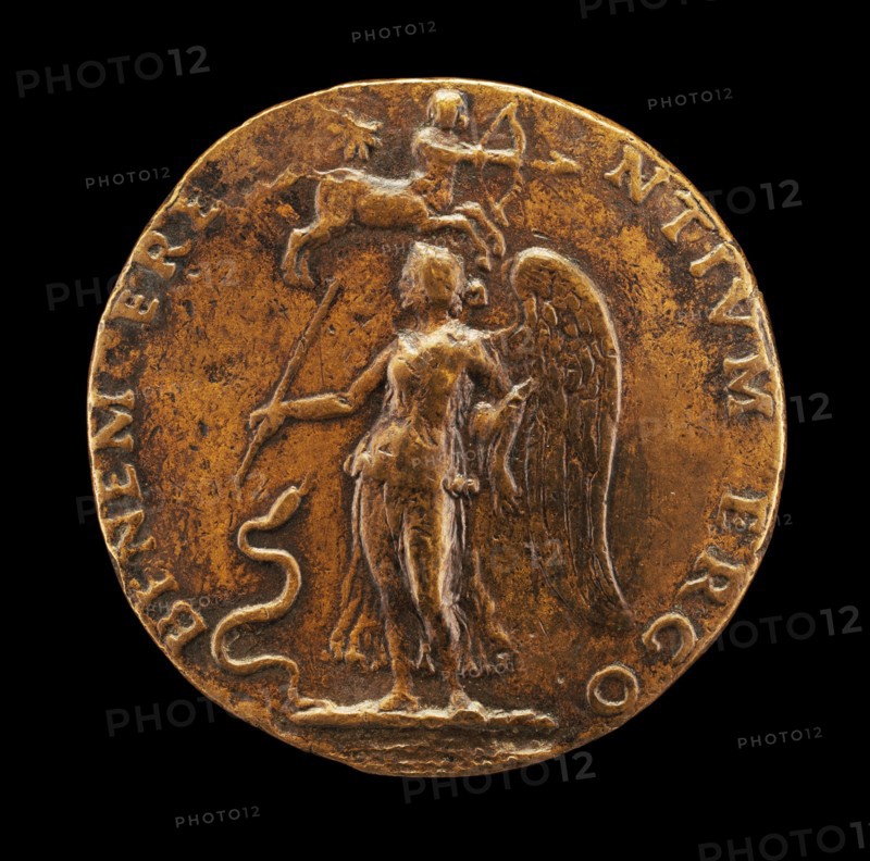 Astrology and the Sign of Sagittarius [reverse], probably 1507.
