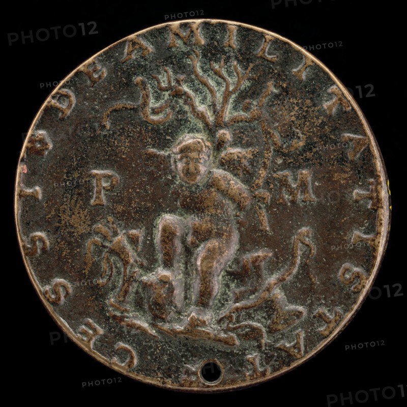 Captive Love Bound to a Tree [reverse], probably c. 1500/1530.