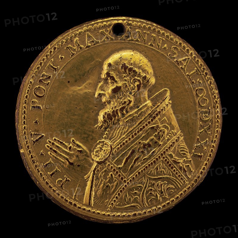 Pius V (Antonio Ghislieri, 1504-1572), Pope 1566 [obverse], 1571.
