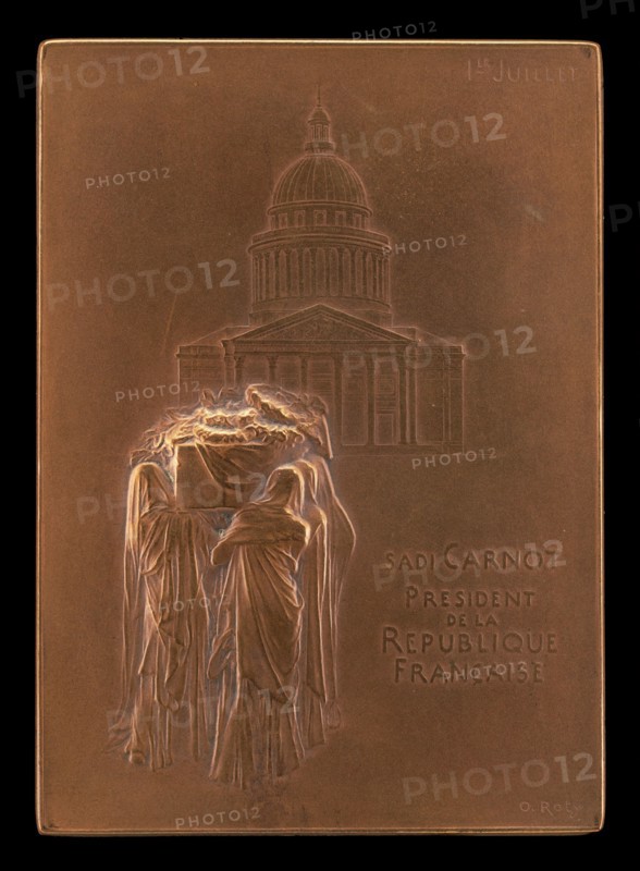 The Body of President Sadi Carnot Borne to the Panthéon [obverse], 1894.
