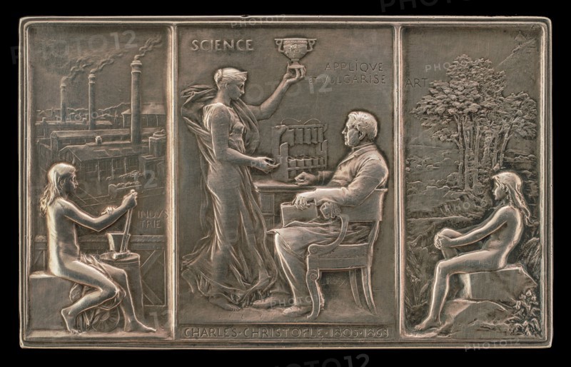 Charles Christofle, 1805-1863, Silversmith [obverse], 1892.
