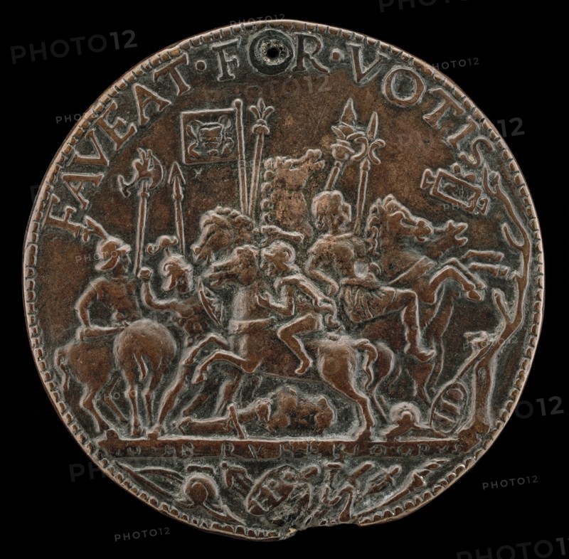 Battle Scene [reverse], 1484 or after.