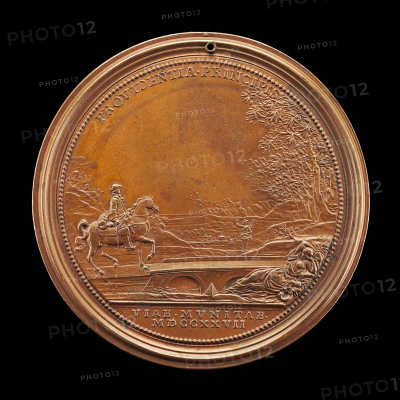 Mounted Traveller [reverse], 1727.