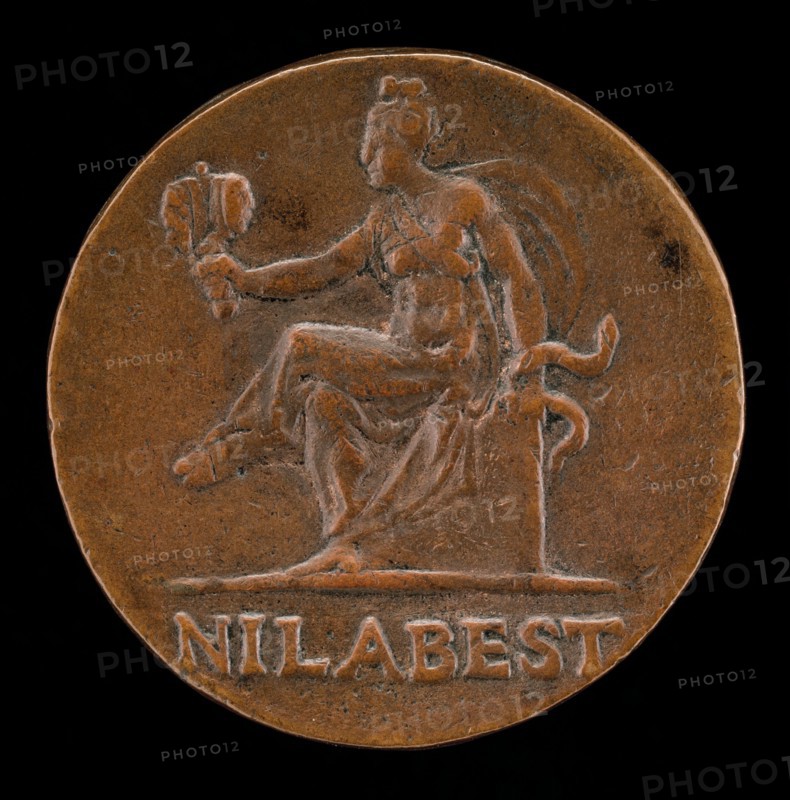 Prudence Holding a Double-Faced Head [reverse], c. 1524.