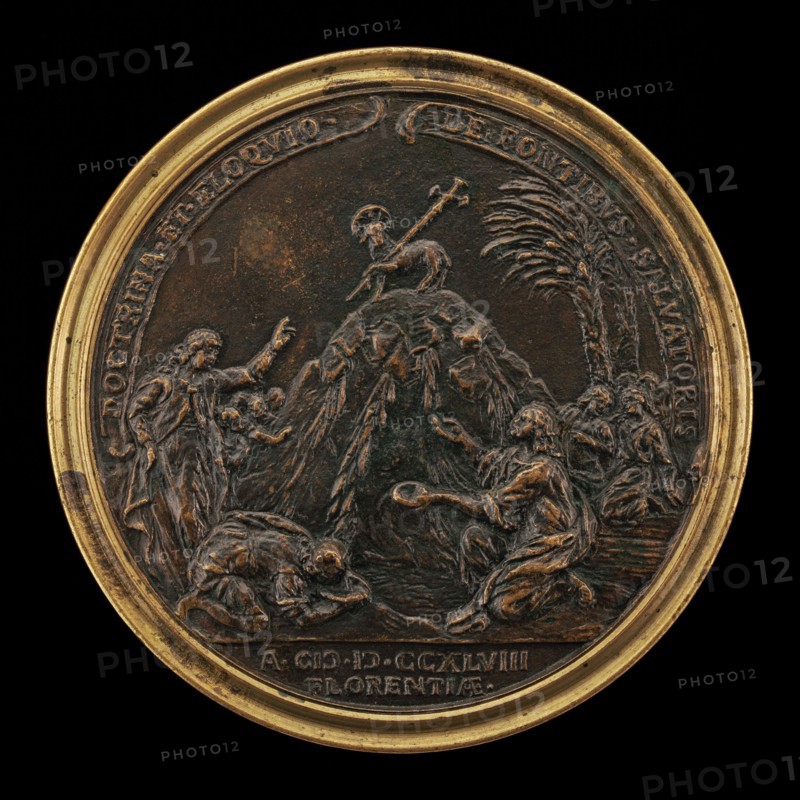 Giancarlo Rossetti Preaching with the Agnus Dei on a Mound [reverse], 1748.