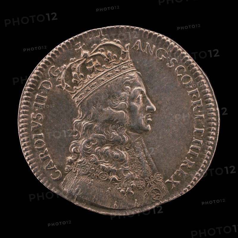 King Charles II in Coronation Robes [obverse], 1661.