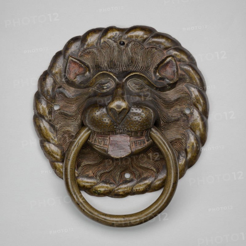 Door Pull in the Form of a Lion's Head, c. 1500.