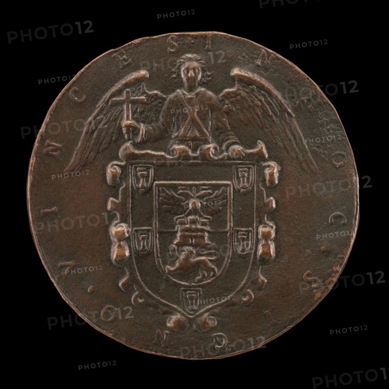 Shield of Arms Held by an Angel of the Resurrection [reverse], c. 1573.