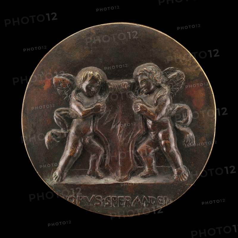 Cupids Holding the Arms of the Bentivogli [reverse].