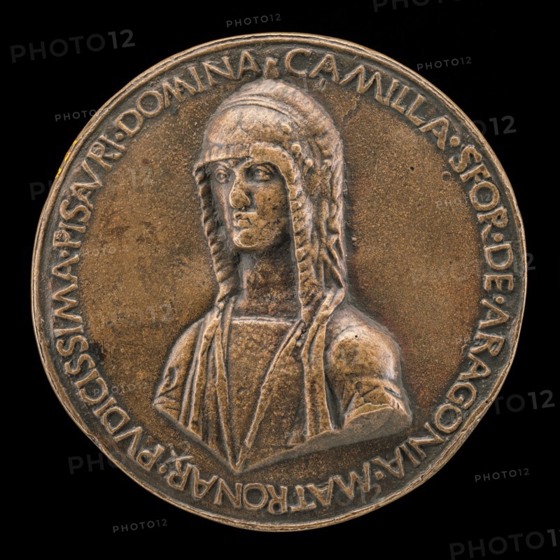 Camilla Sforza of Aragon, Wife of Costanzo Sforza 1475, c. 1490/1495.