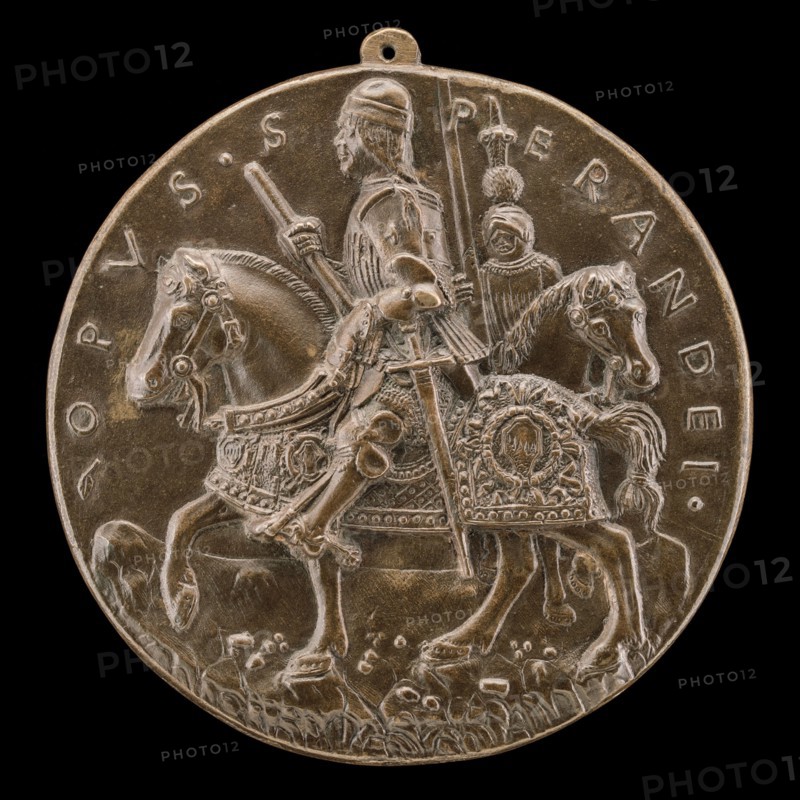 Giovanni II Bentivoglio and Squire [reverse], probably c. 1478/1482.