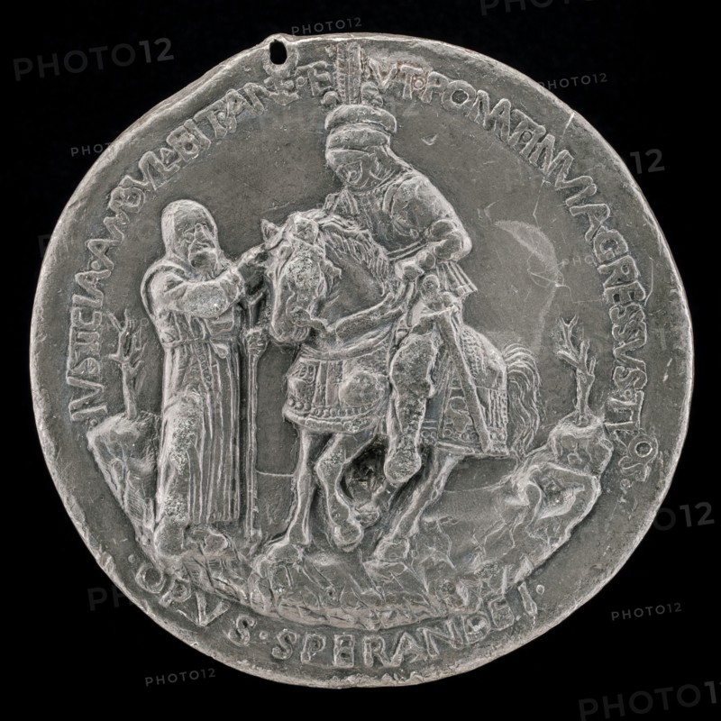 Niccolo da Correggio and a Friar [reverse], c. 1480.