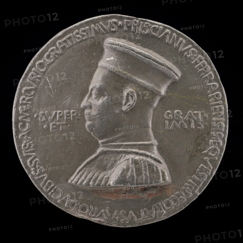 Pellegrino Prisciani, c. 1435-1518, Man of Letters and Agent of the Estensi [obverse], 1473.