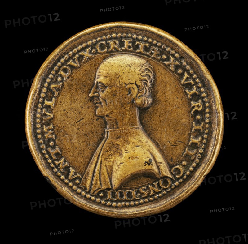 Antonio Mula, Venetian Patrician, Duke of Candia 1536, Member of Council of Ten 1538 [obverse], 1536.