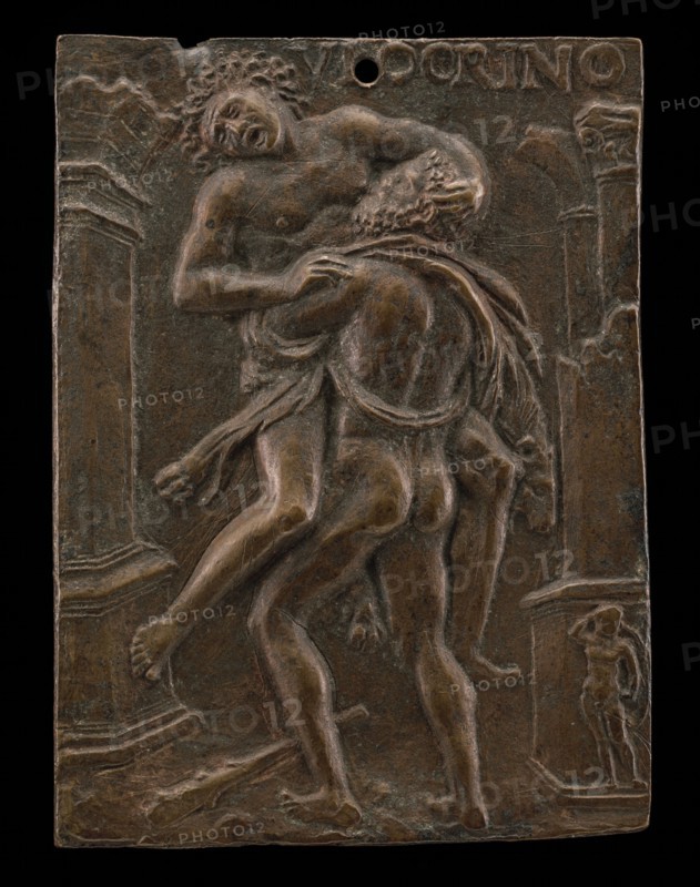 Hercules and Antaeus, early 16th century.
