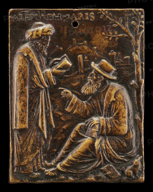 Aristotle and Alexander of Aphrodisias, early 16th century.