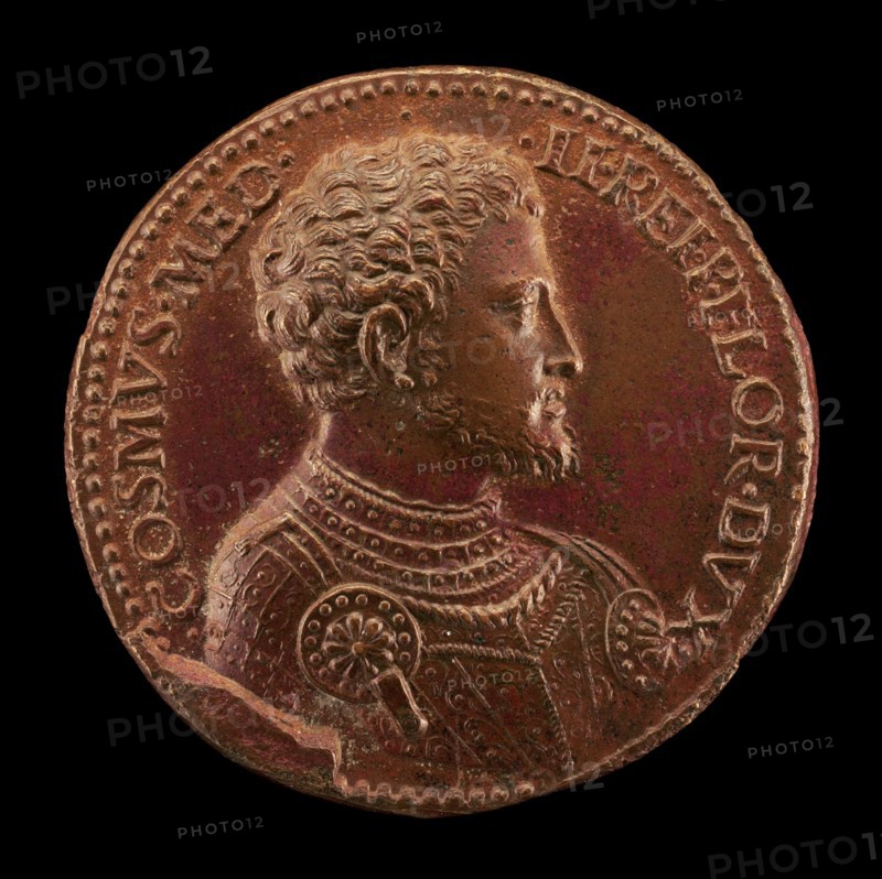 Cosimo I de' Medici, 1519-1574, Duke of Florence 1537 [obverse], 1537.