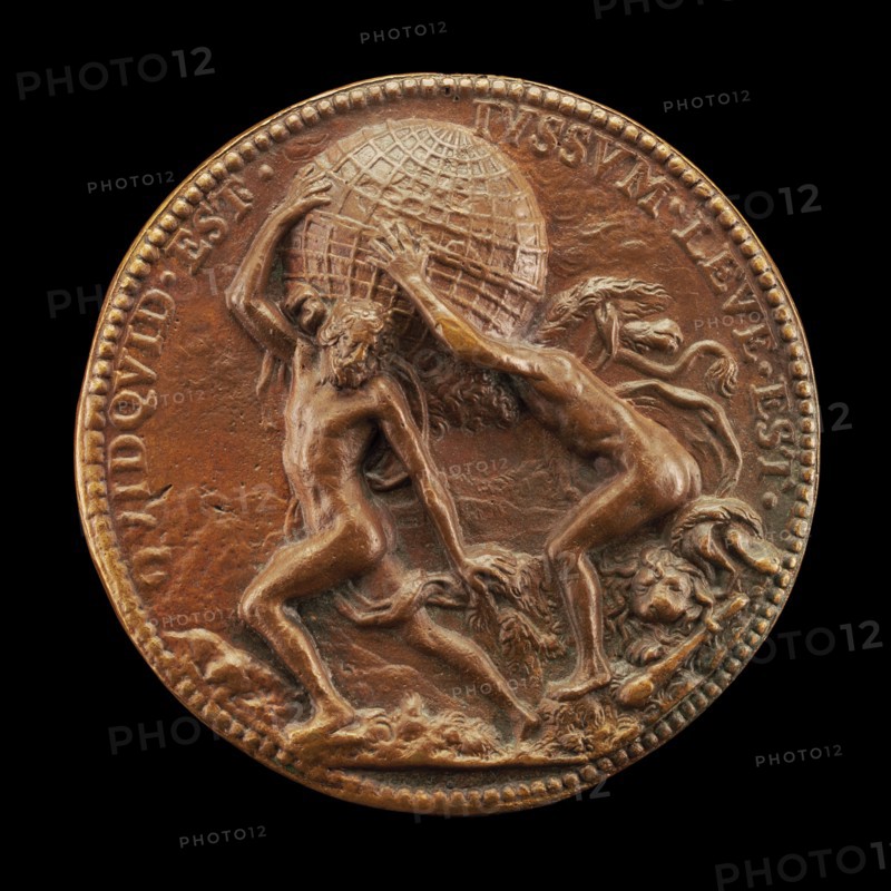 Hercules Helping Atlas to Bear the Globe [reverse], 1629.
