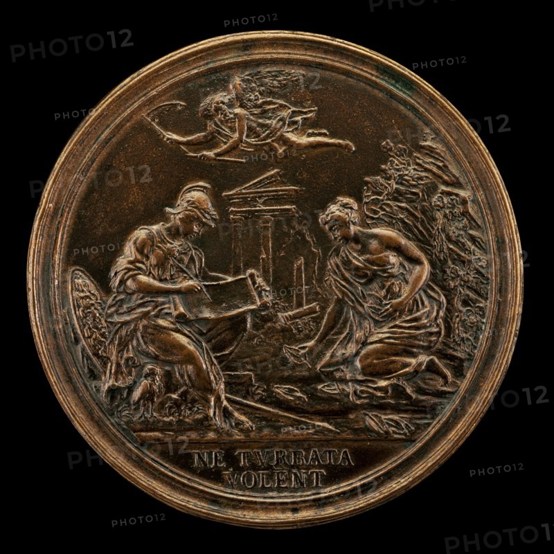 Allegory with Minerva, Time, and a Sybil [reverse], 1725.