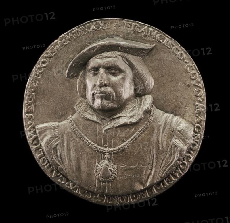 Francisco de los Cobos, c. 1475/1480-1547, Privy Counselor and Chancellor, Art Patron [obverse], 1531.