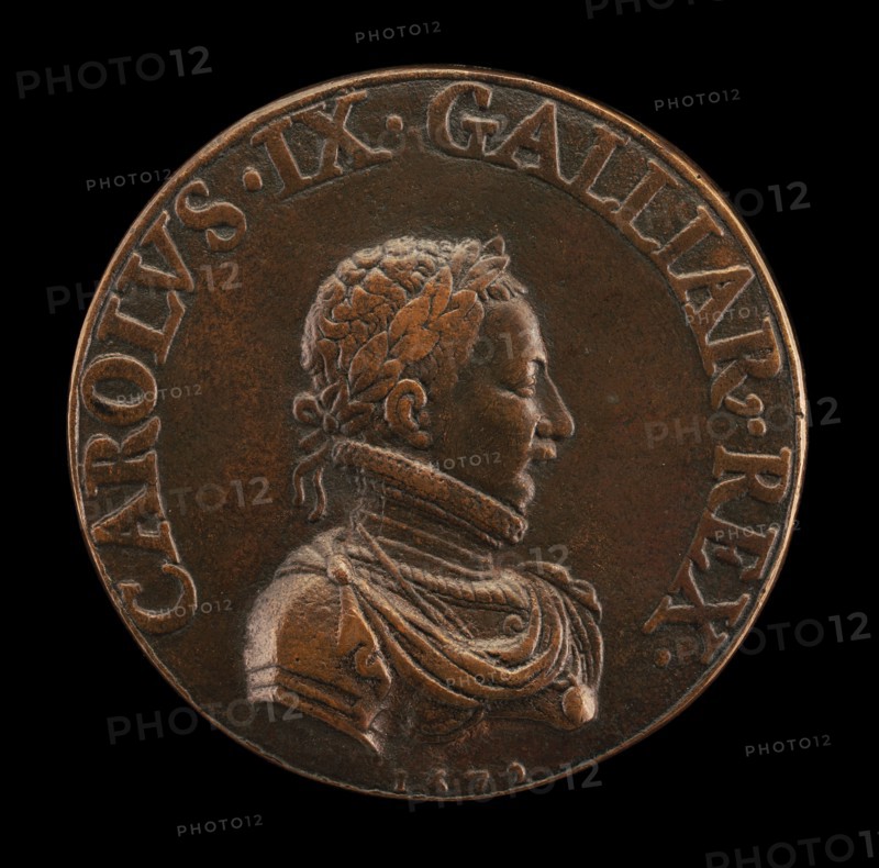 Charles IX, 1550-1574, King of France 1560 [obverse], 1572.