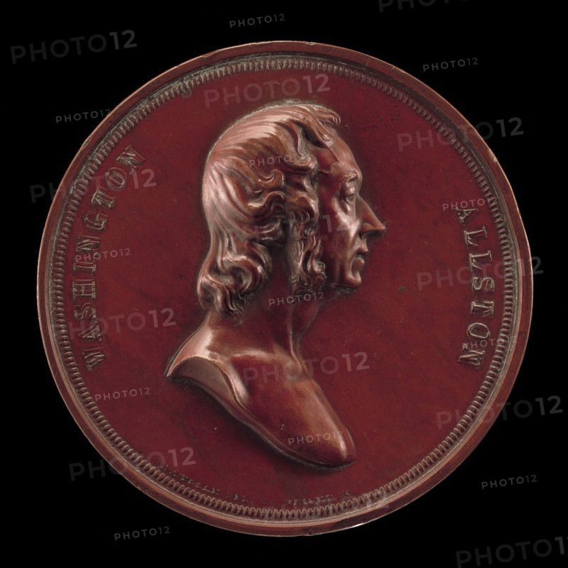 Washington Allston, 1779-1843, Painter [obverse], 1847.