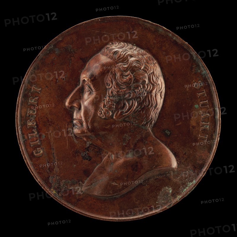 Gilbert Stuart, 1755-1828, Painter [obverse], 1848.