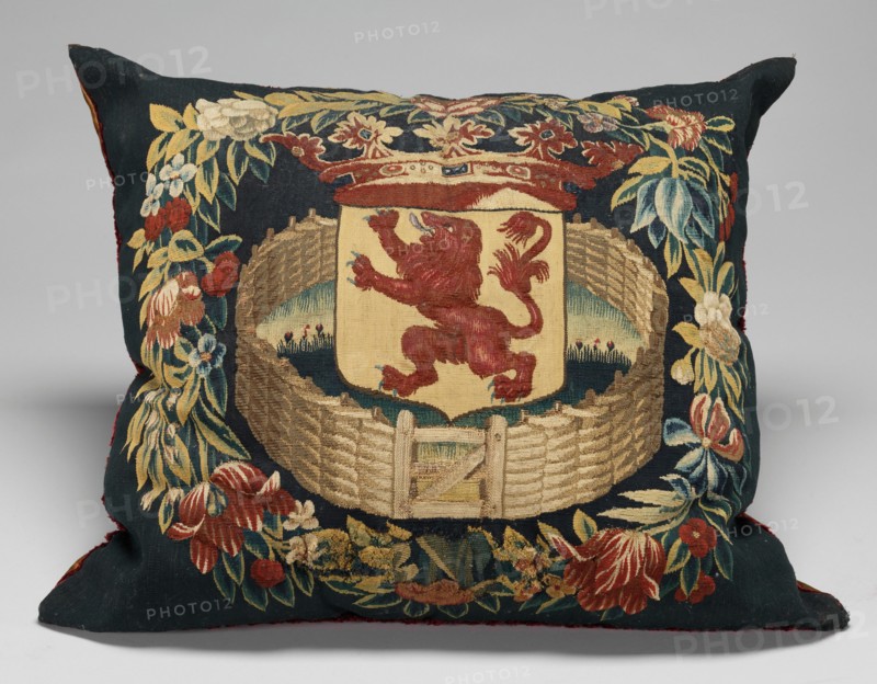 Tapestry-covered Cushion, c. 1675/1725.