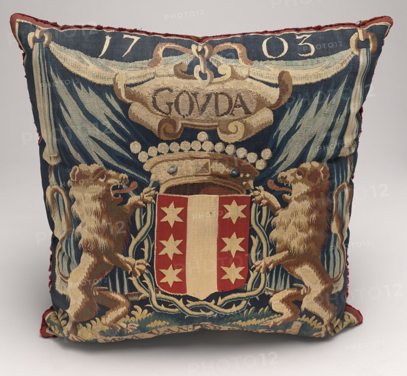 Tapestry-covered Cushion, c. 1675/1725.