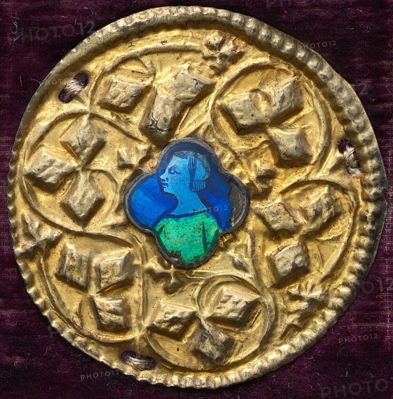 Costume Ornament with Profile Portrait, c. 1380/1400.