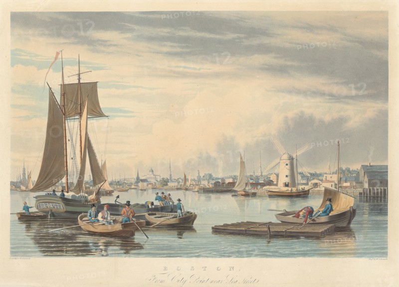 Boston: From City Point near Sea Street.