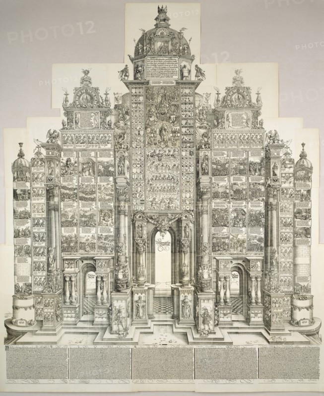 The Triumphal Arch of Maximilian, 1515 (1799 edition).