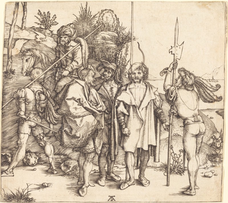 Five Soldiers and a Turk on Horseback, 1495/1496.