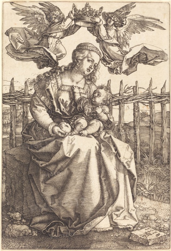 The Virgin and Child Crowned by Two Angels, 1518.