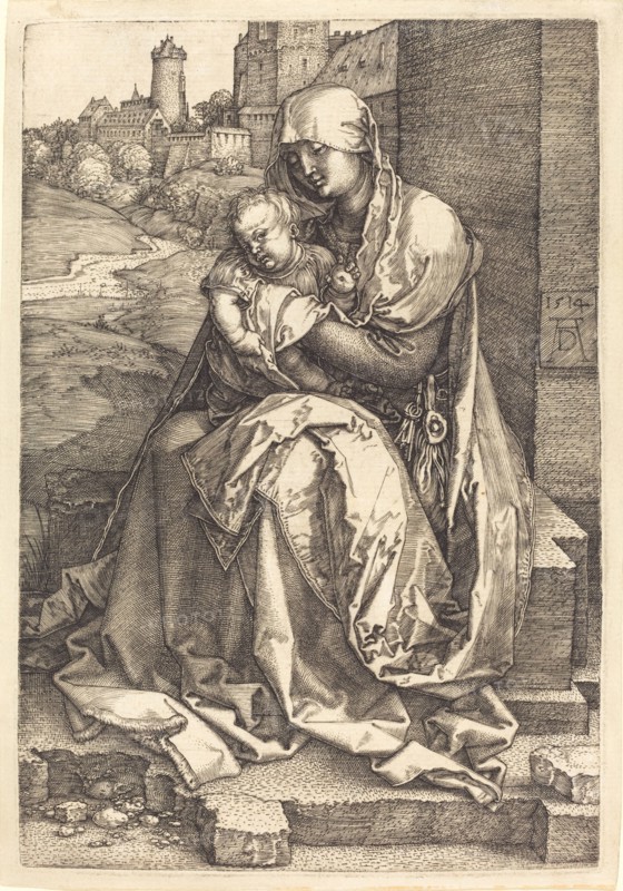 The Virgin and Child Seated by the Wall, 1514.
