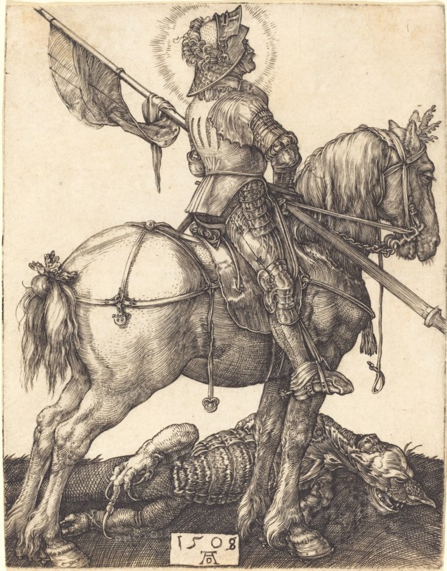 Saint George on Horseback, 1508.