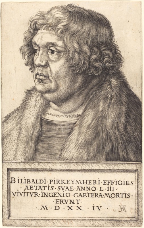 Willibald Pirckheimer, 1524.