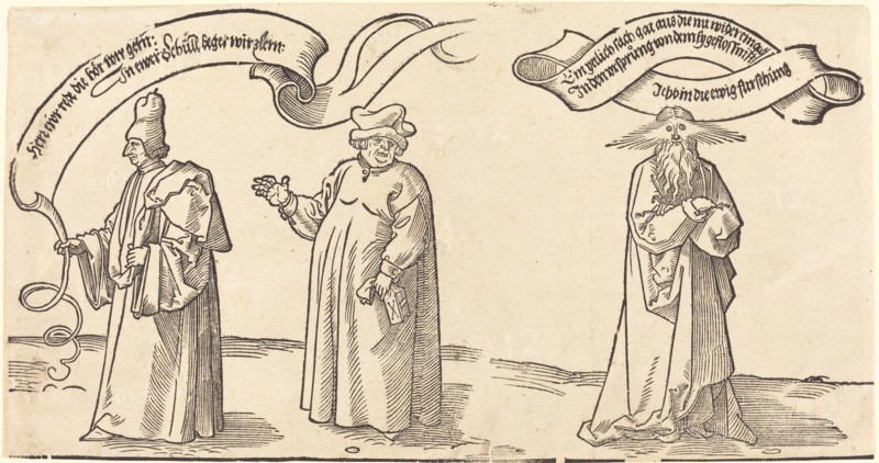 The Teacher, the Clergyman, and Providence, probably 1526.