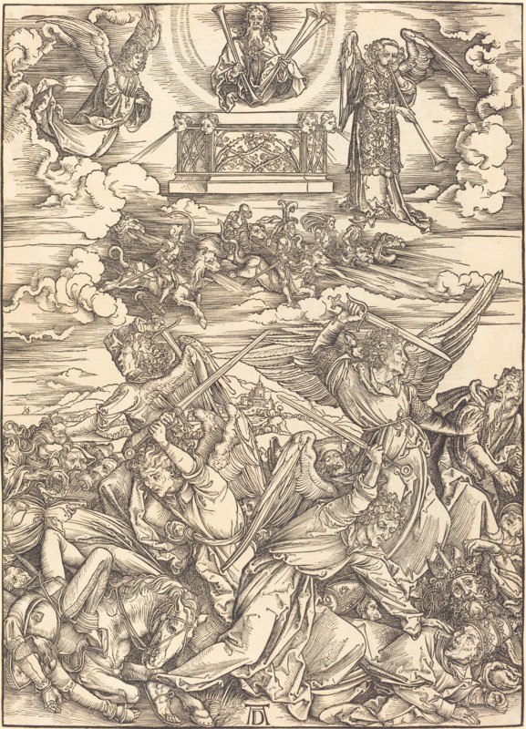 The Four Avenging Angels, probably c. 1496/1498.