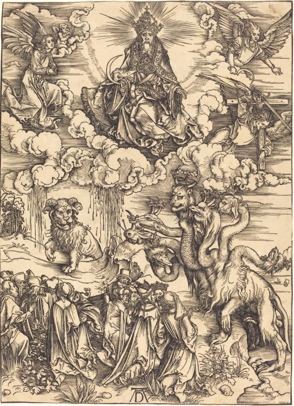 The Beast with Two Horns like a Lamb, probably c. 1496/1498.