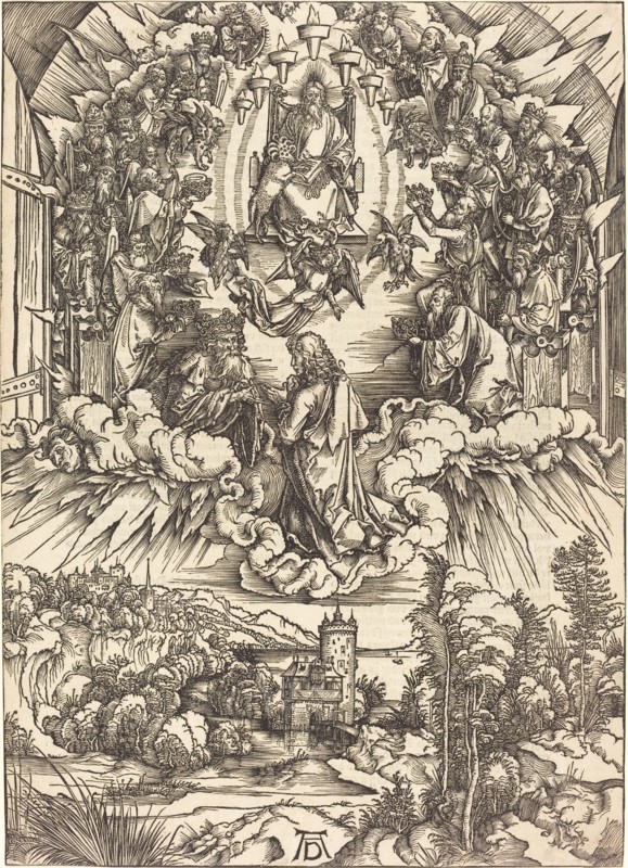 Saint John before God and the Elders, probably c. 1496/1498.