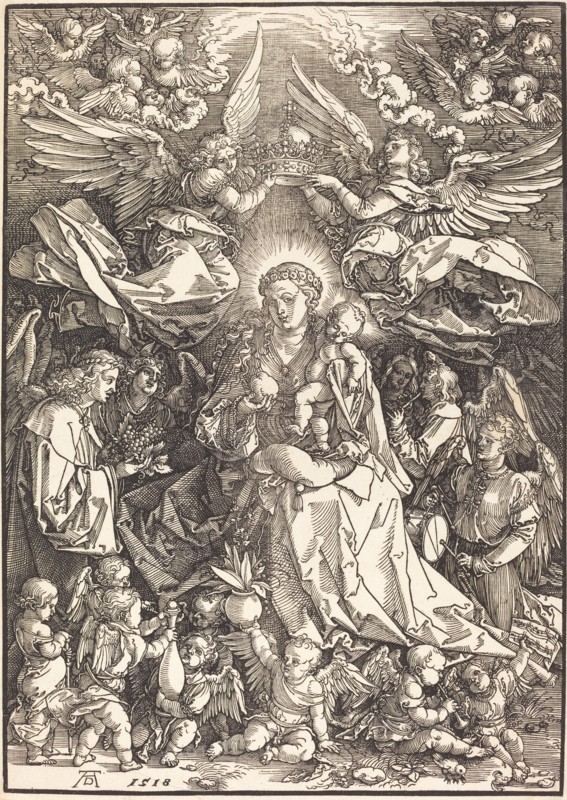 The Virgin Surrounded by Many Angels, 1518.